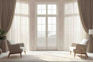 tende sopra le finestre