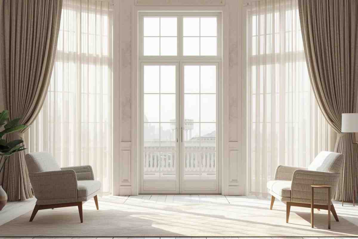 tende sopra le finestre