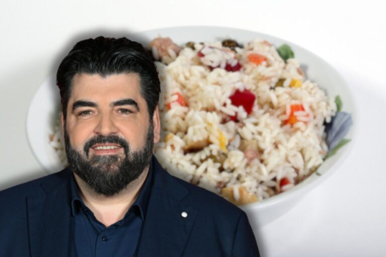 Antonino Cannavacciuolo l’insalata di riso la fa così: ecco il suo segreto che la rende perfetta