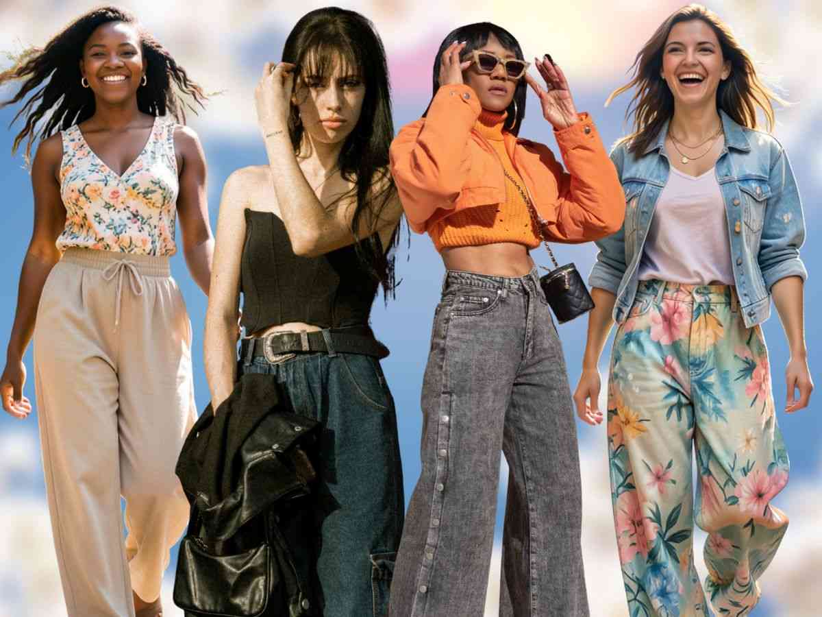 ragazze indossano pantaloni larghi e morbidi